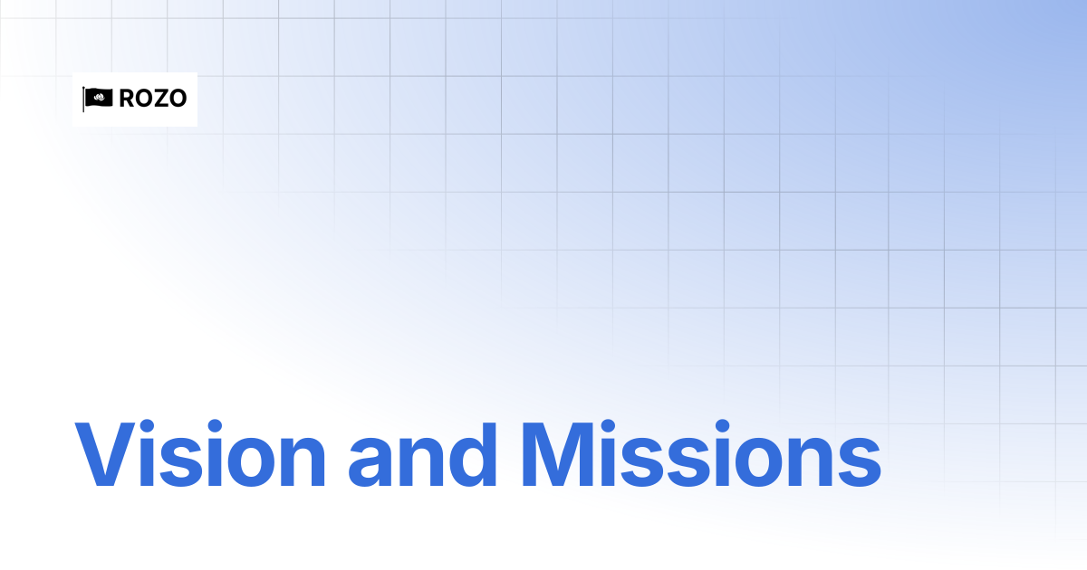 Vision and Missions | ROZO Docs | Visa for stablecoins
